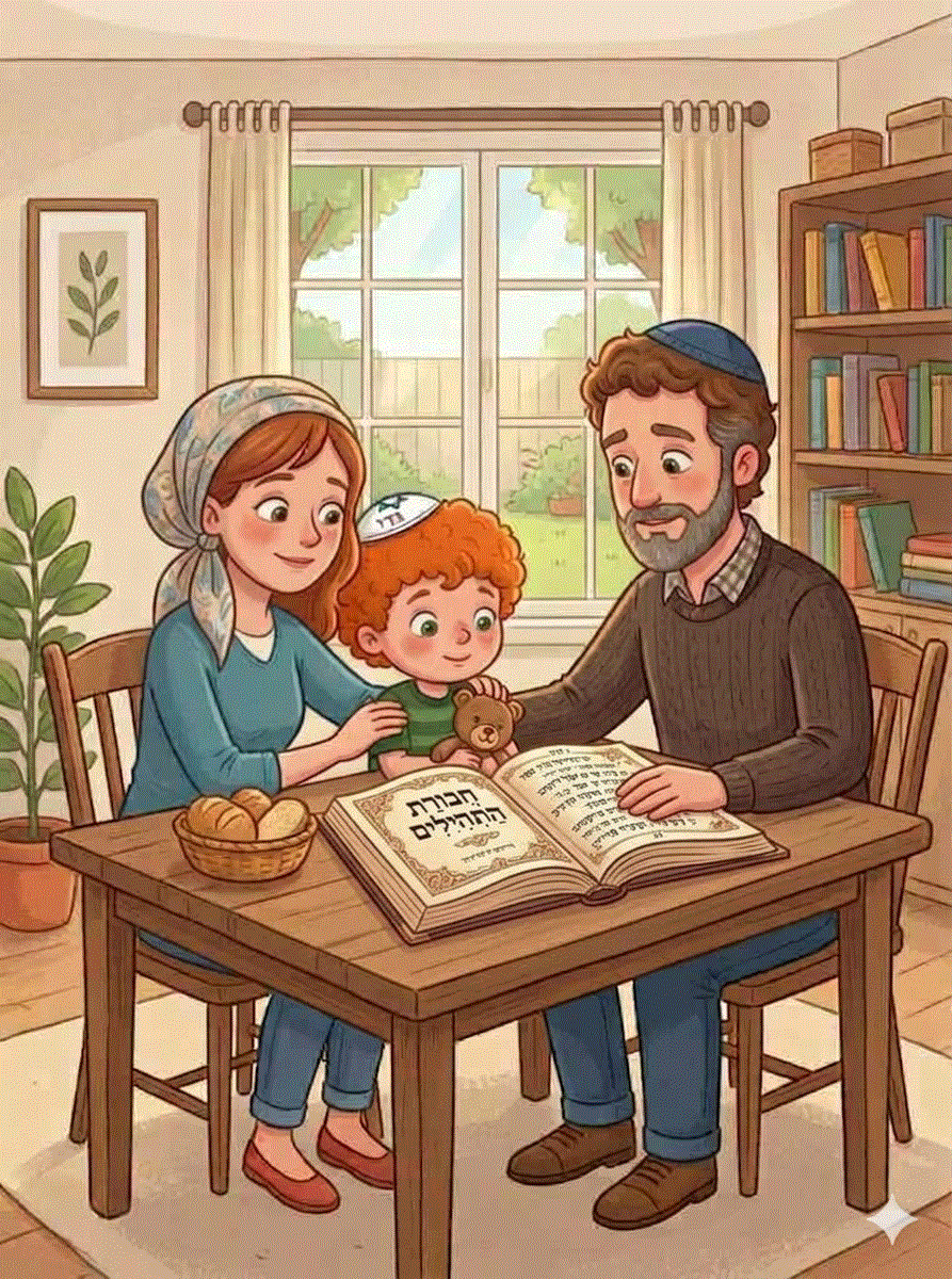 גדי קורא בספר